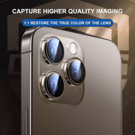 Film de protection Caméra Arrière Lito Titanium AR pour Apple iPhone 17 Air, Verre Trempé, Noir