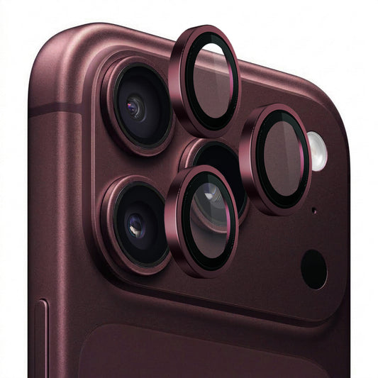 Film de protection pour caméra arrière Lito Titanium AR pour Apple iPhone 18 Pro / 18 Pro Max, Verre trempé, Bordeaux