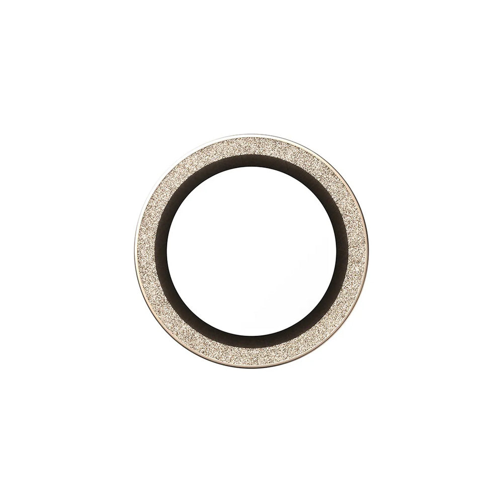Film de protection pour caméra arrière PanzerGlass Hoops Glitter pour Apple iPhone 17 Air, Verre Trempé, Doré