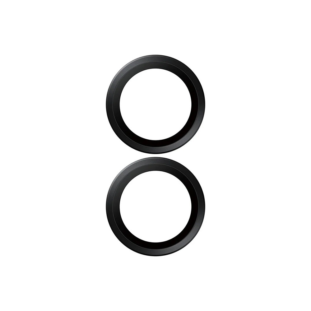 Film de protection pour caméra arrière PanzerGlass Hoops pour Apple iPhone 17 / 16 Plus / 16, Verre Trempé, Noir