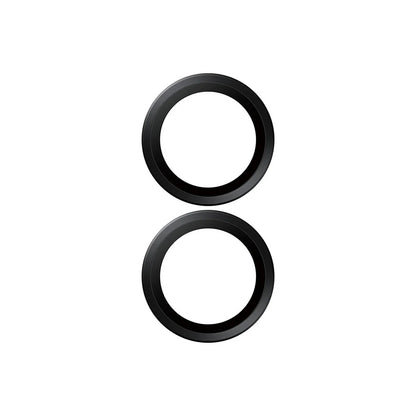 Film de protection pour caméra arrière PanzerGlass Hoops pour Apple iPhone 17 / 16 Plus / 16, Verre Trempé, Noir