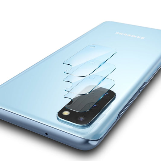 Film de protection pour caméra arrière Ringke IDGL pour Samsung Galaxy S20 5G G981 / S20 G980, Verre Trempé, Set de 3 pièces, Transparent