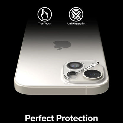 Film de protection pour caméra arrière Ringke pour Apple iPhone 15 Plus / 15, Verre Trempé, Lot de 2 pièces, Transparent