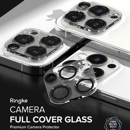 Film de protection pour caméra arrière Ringke pour Apple iPhone 15 Pro Max, Verre Trempé, Lot de 2 pièces, Transparent