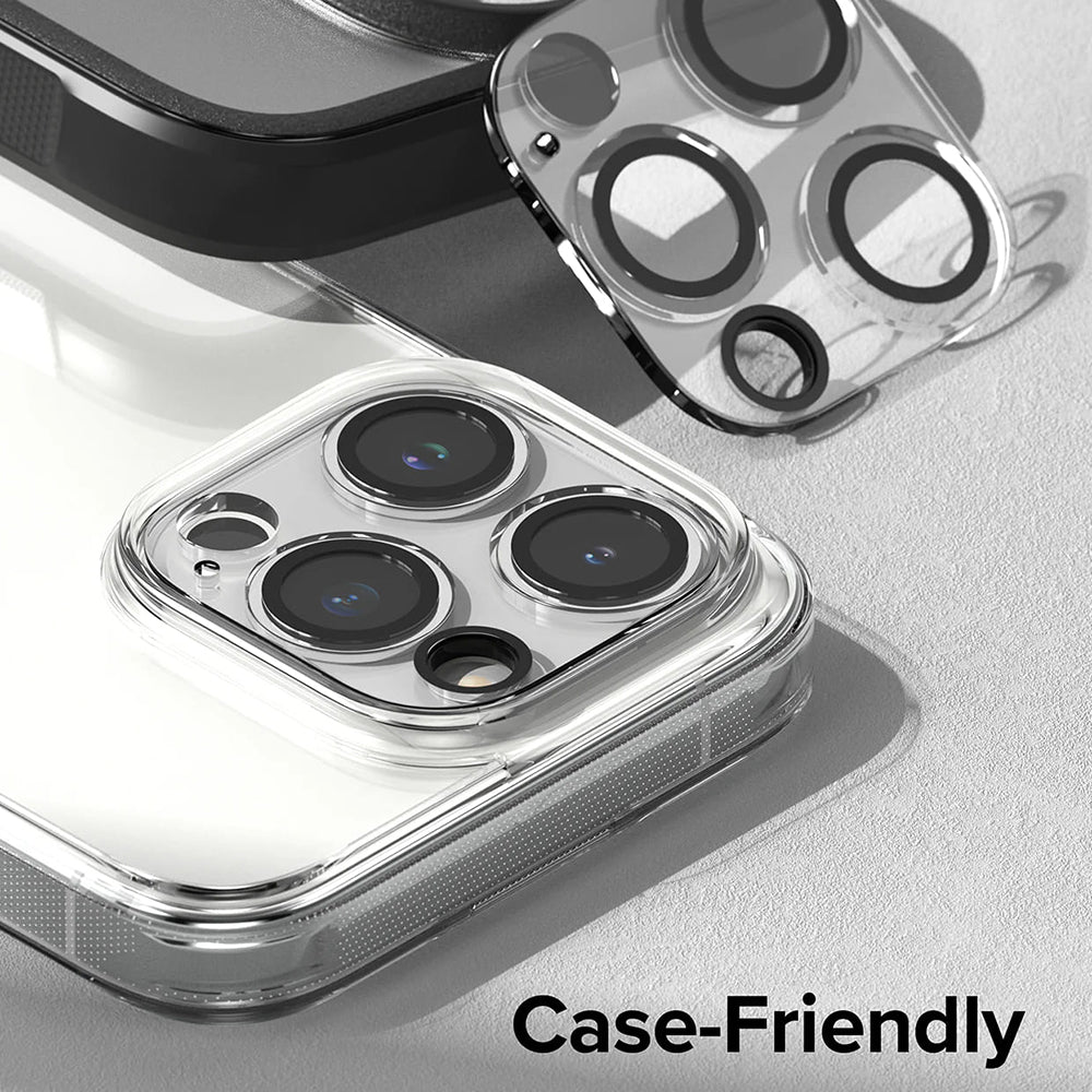 Film de protection pour caméra arrière Ringke pour Apple iPhone 15 Pro Max, Verre Trempé, Lot de 2 pièces, Transparent