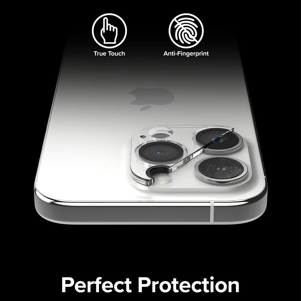 Film de protection pour caméra arrière Ringke pour Apple iPhone 15 Pro Max, Verre Trempé, Lot de 2 pièces, Transparent