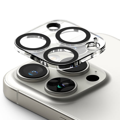 Film de protection pour caméra arrière Ringke pour Apple iPhone 16 Pro Max / 16 Pro, Verre Trempé, Lot de 2 pièces, Transparent