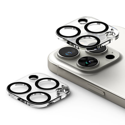 Film de protection pour caméra arrière Ringke pour Apple iPhone 16 Pro Max / 16 Pro, Verre Trempé, Lot de 2 pièces, Transparent