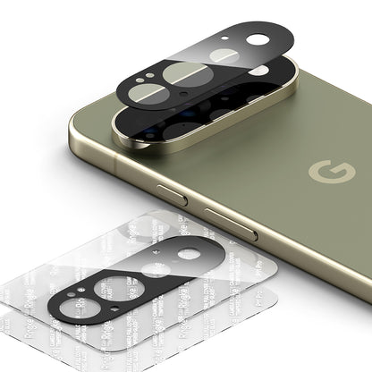 Film de protection pour caméra arrière Ringke pour Google Pixel 11 Pro, Verre trempé, Lot de 2 pièces, Noir