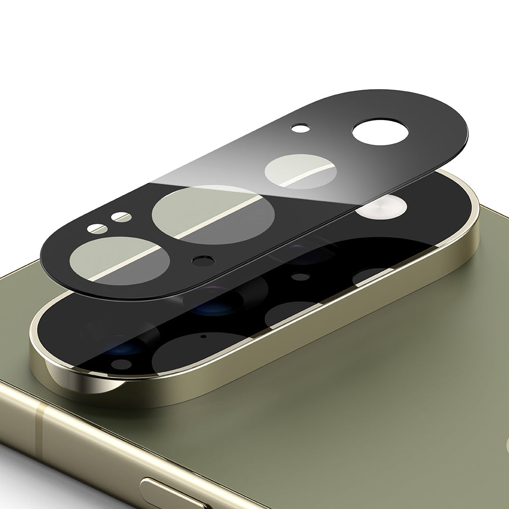 Film de protection pour caméra arrière Ringke pour Google Pixel 11 Pro, Verre trempé, Lot de 2 pièces, Noir