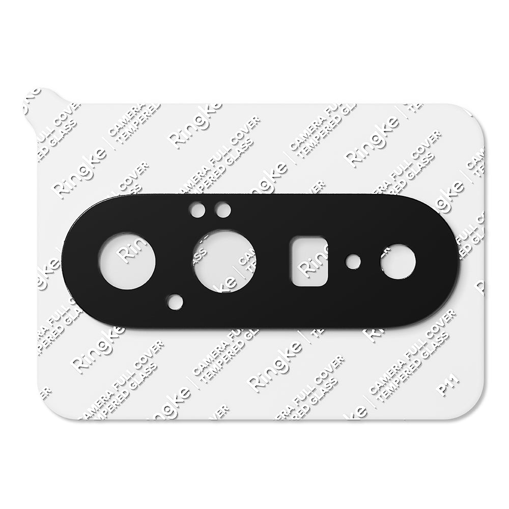 Film de protection pour caméra arrière Ringke pour Google Pixel 11, Verre trempé, Lot de 2 pièces, Noir