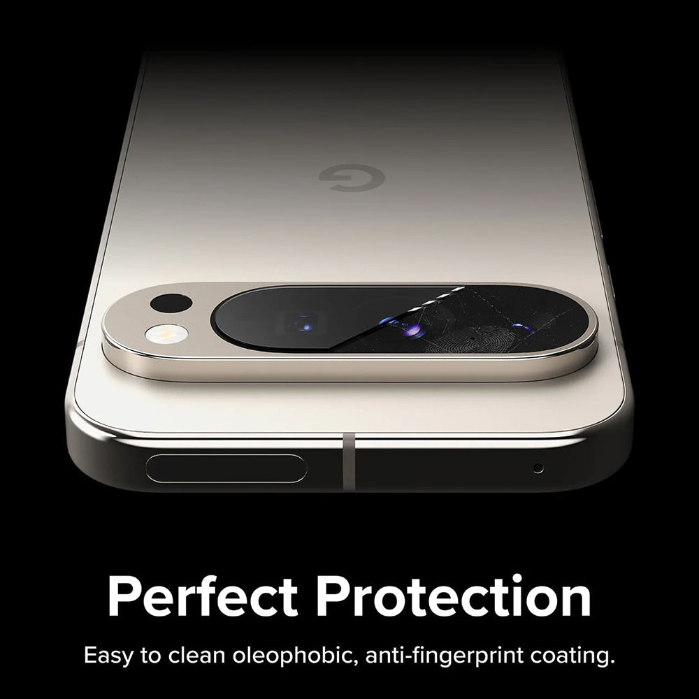 Ringke Rear Camera Protective Film for Google Pixel 9 Pro, Tempered Glass, Set of 3 Pieces, Transparent