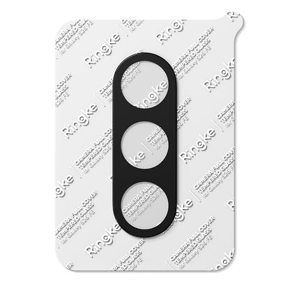 Ringke Rear Camera Protective Film for Samsung Galaxy S26 FE S741, Tempered Glass, Set of 2 Pieces, Black