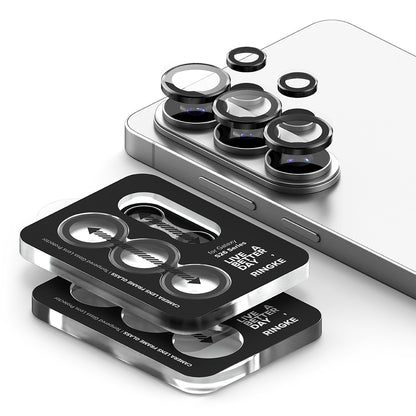 Film de protection Ringke pour caméra arrière Samsung Galaxy S26 Ultra S948, Verre trempé, Lot de 2 pièces, Noir