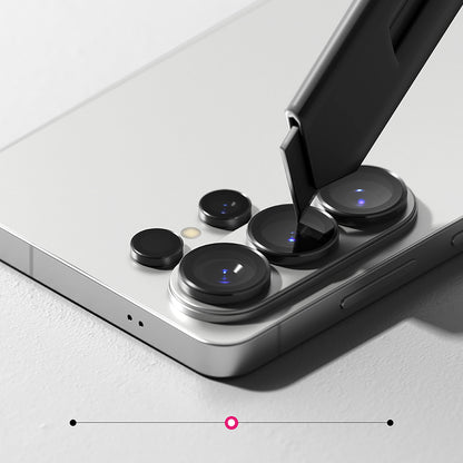 Film de protection Ringke pour caméra arrière Samsung Galaxy S26 Ultra S948, Verre trempé, Lot de 2 pièces, Noir