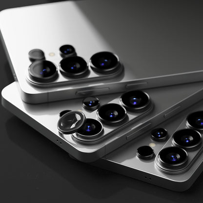 Film de protection Ringke pour caméra arrière Samsung Galaxy S26 Ultra S948, Verre trempé, Lot de 2 pièces, Noir