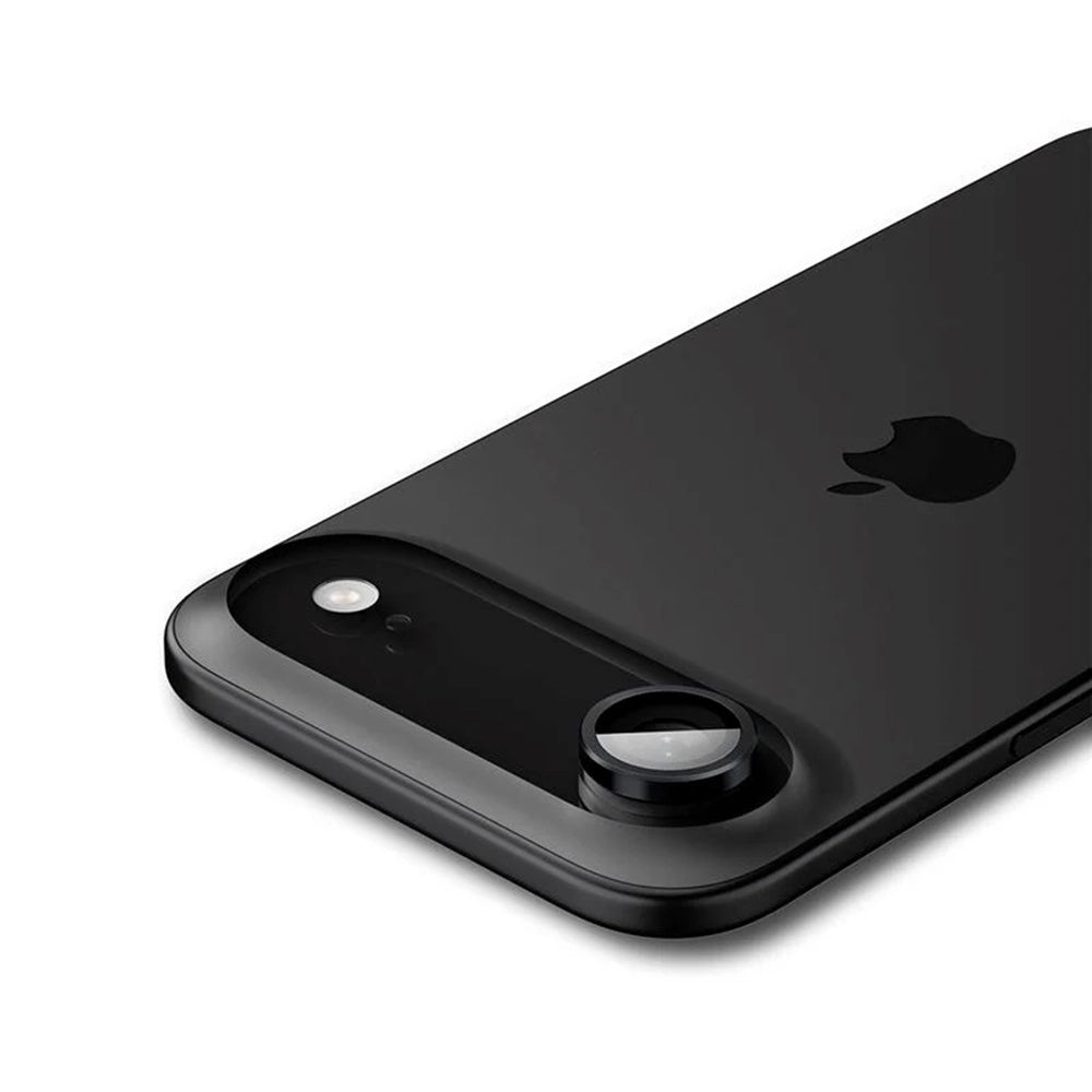 Film de protection pour caméra arrière Spigen GlastR EZ FIT Optik Pro pour Apple iPhone 17 Air, Verre Trempé, Lot de 2 pièces, Noir