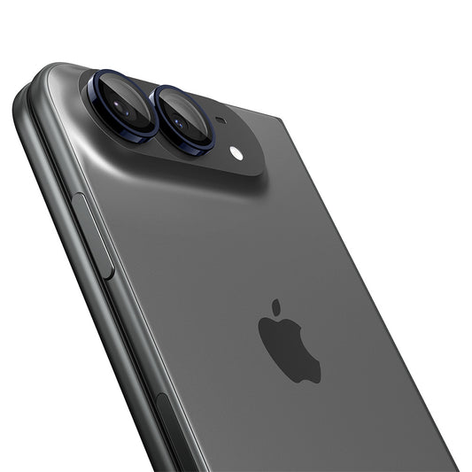 Film de protection pour caméra arrière Spigen GlastR EZ FIT Optik Pro pour Apple iPhone Duo, Verre trempé, Lot de 2 pièces, Bleu marine AGL12011
