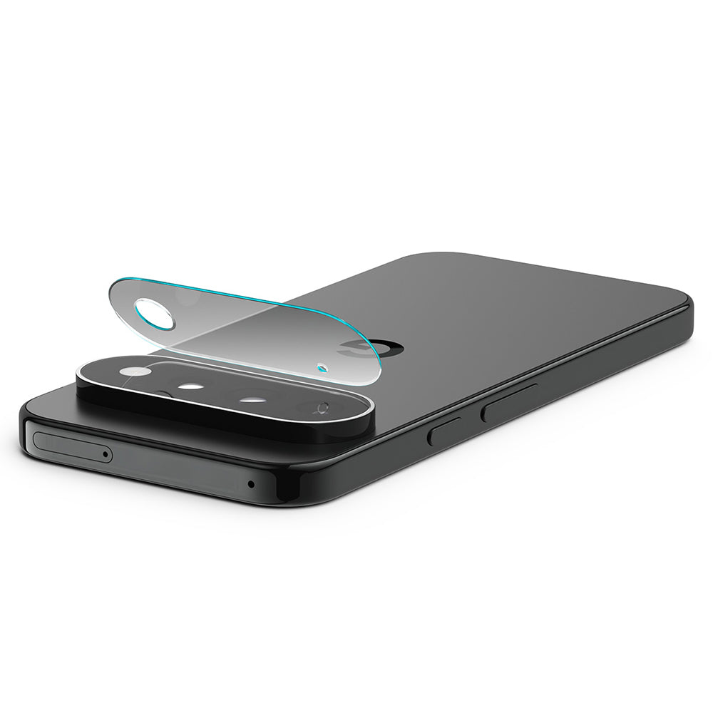 Film de protection pour caméra arrière Spigen GlastR EZ FIT Optik Pro pour Google Pixel 11 Pro, Verre trempé, Lot de 2 pièces, Noir AGL11484