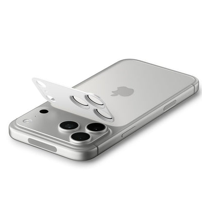 Film de protection pour caméra arrière Spigen GlastR EZ FIT Optik Pro XL pour Apple iPhone 17 Pro, Verre Trempé, Argenté AGL10647