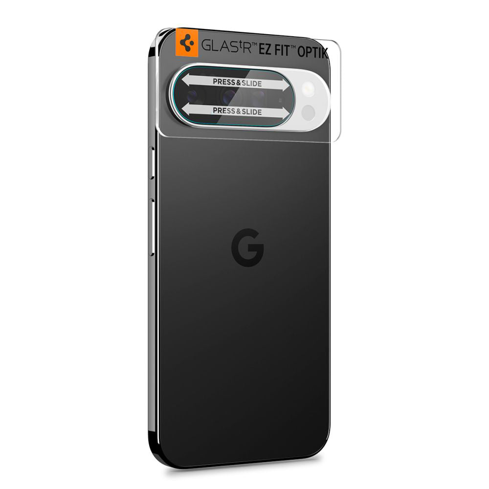 Spigen GlastR Optik Rear Camera Protective Film for Google Pixel 10 Pro, Tempered Glass, Set of 2 Pieces, Transparent AGL09662
