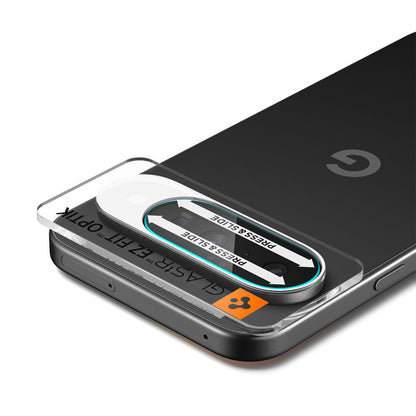 Film de protection pour caméra arrière Spigen GlastR Optik pour Google Pixel 10, Verre trempé, Lot de 2 pièces, Transparent AGL09661