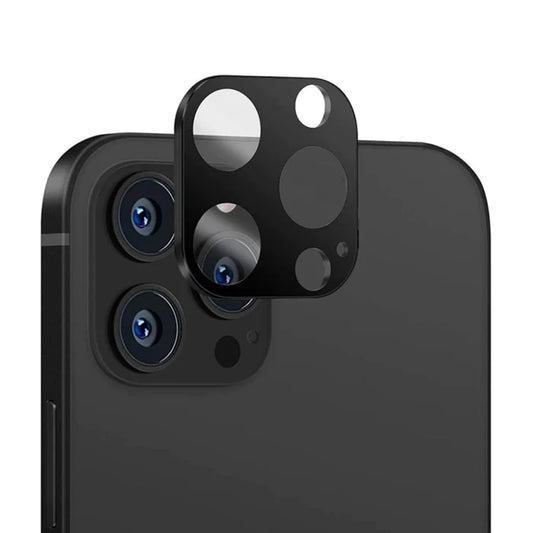 Film de protection pour caméra arrière Techsuit pour Apple iPhone 12 Pro Max, verre trempé, noir