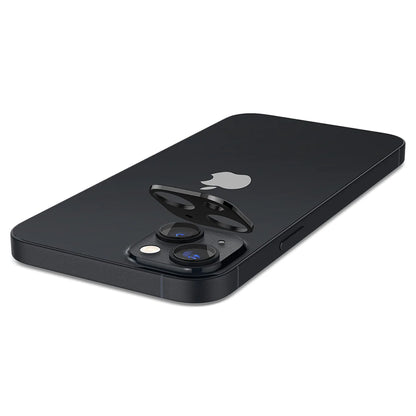 Film de protection pour caméra arrière Techsuit pour Apple iPhone 14 Plus / 14, Verre trempé, Noir