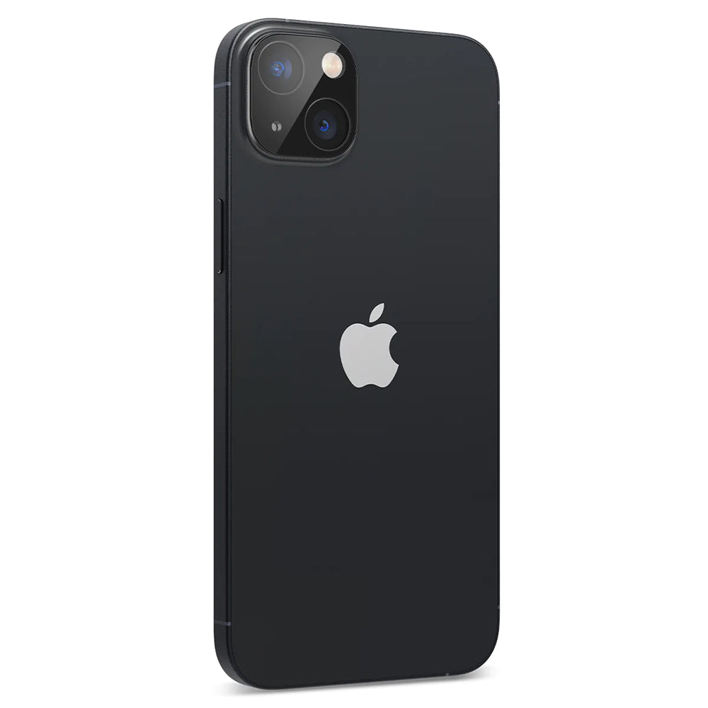 Film de protection pour caméra arrière Techsuit pour Apple iPhone 14 Plus / 14, Verre trempé, Noir