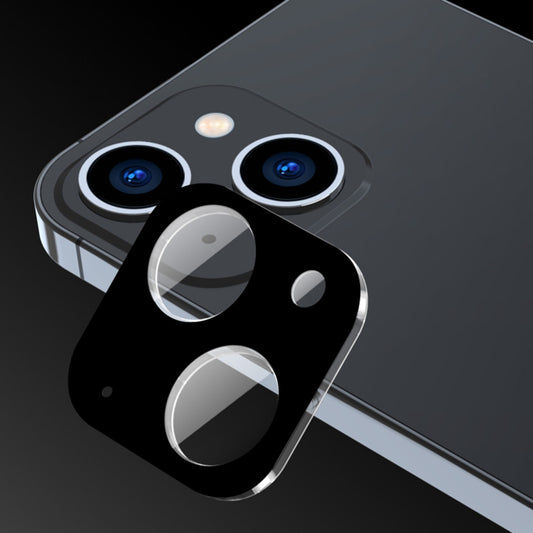 Film de protection pour caméra arrière Techsuit pour Apple iPhone 15 Plus / 15, Verre trempé, Noir