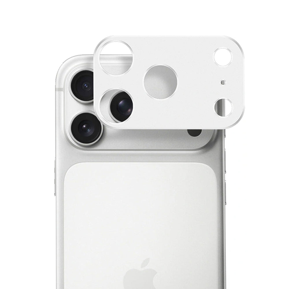 Film de protection pour caméra arrière Techsuit pour Apple iPhone 17 Pro, Verre trempé, Argenté