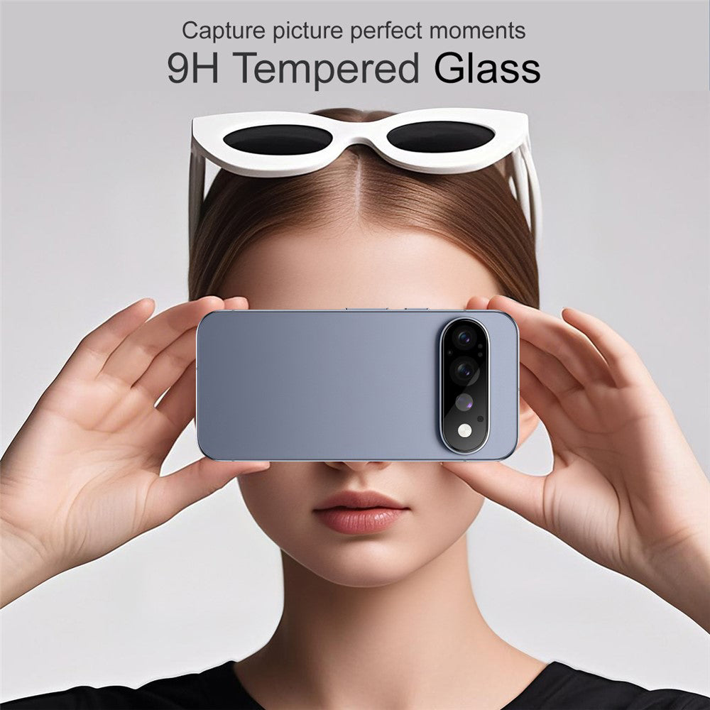 Film de protection pour caméra arrière Techsuit pour Google Pixel 11 Pro, Verre trempé, Noir