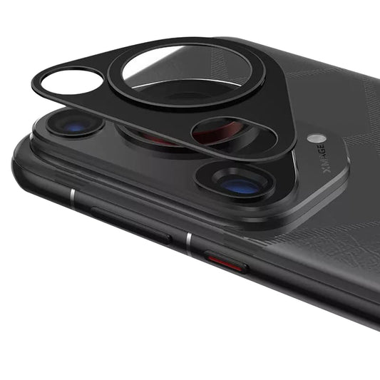 Film de protection pour caméra arrière Techsuit pour Huawei Pura 70 Ultra, Verre Trempé, Noir