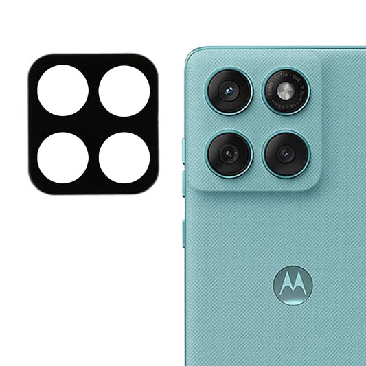 Film de protection pour caméra arrière Techsuit pour Motorola Edge 60 Fusion / Edge 60, Verre trempé, Noir