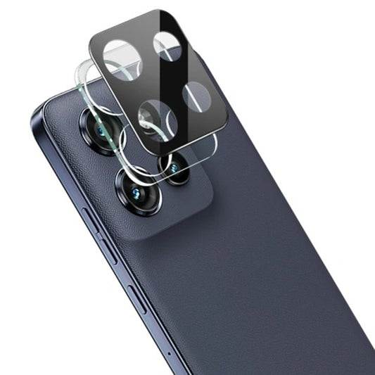 Film de protection pour caméra arrière Techsuit pour Motorola Edge 60 Fusion / Edge 60, Verre trempé, Noir