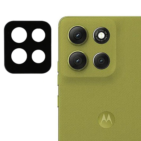Film de protection pour caméra arrière Techsuit pour Motorola Moto G86, Verre trempé, Noir