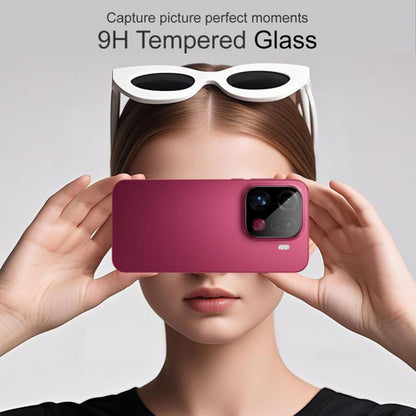 Film de protection pour caméra arrière Techsuit pour Oppo Find X9 Pro, Verre Trempé, Noir
