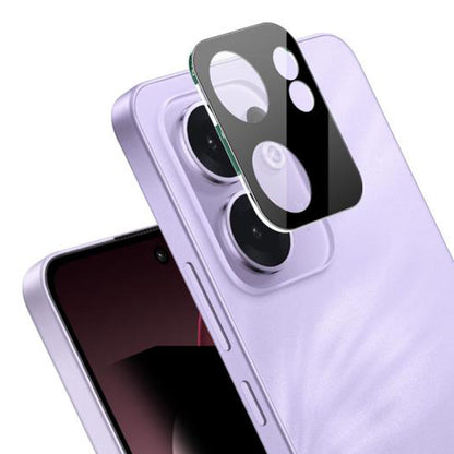 Film de protection pour caméra arrière Techsuit pour Oppo Reno13 FS 5G / Reno13 F 4G / Reno13 F, Verre trempé, Noir
