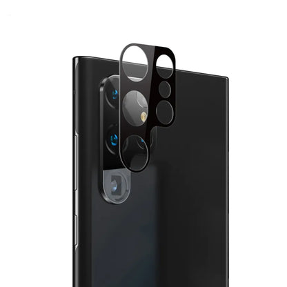 Film de protection pour caméra arrière Techsuit pour Samsung Galaxy S23 Ultra S918, Verre trempé, Noir