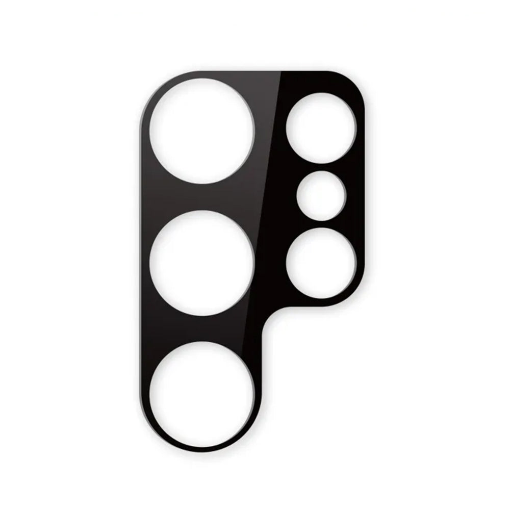 Film de protection pour caméra arrière Techsuit pour Samsung Galaxy S23 Ultra S918, Verre trempé, Noir