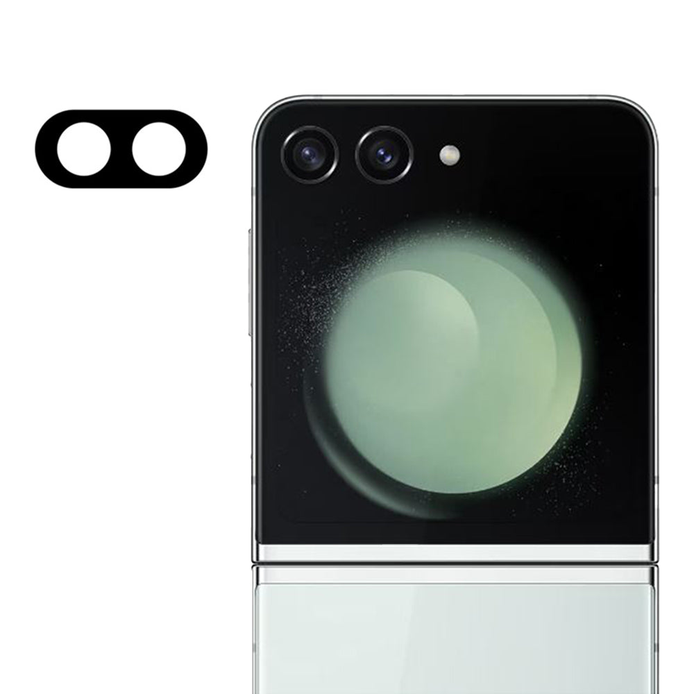 Film de protection pour caméra arrière Techsuit pour Samsung Galaxy Z Flip6 F741, Verre trempé, Noir