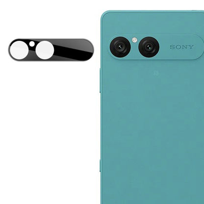 Film de protection pour caméra arrière Techsuit pour Sony Xperia 10 VII, Verre trempé, Noir