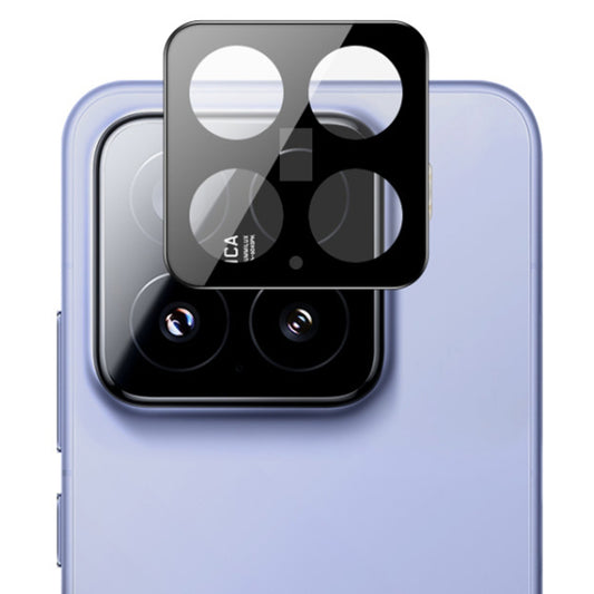 Film de protection pour caméra arrière Techsuit pour Xiaomi 15, Verre trempé, Noir