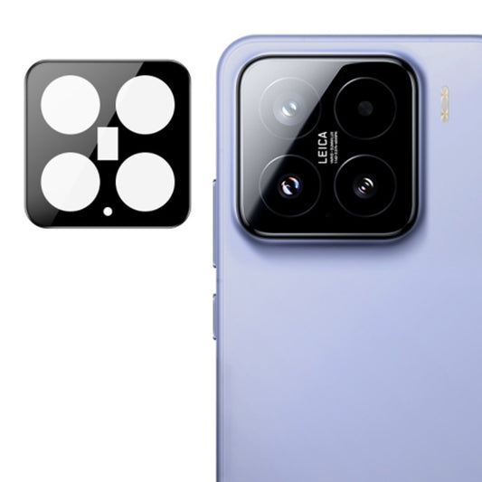 Film de protection pour caméra arrière Techsuit pour Xiaomi 15, Verre trempé, Noir