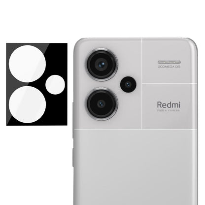 Film de protection pour caméra arrière Techsuit pour Xiaomi Redmi Note 13 Pro+, Verre trempé, Noir