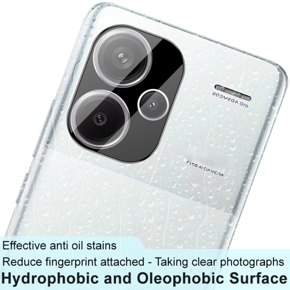 Film de protection pour caméra arrière Techsuit pour Xiaomi Redmi Note 13 Pro+, Verre trempé, Noir