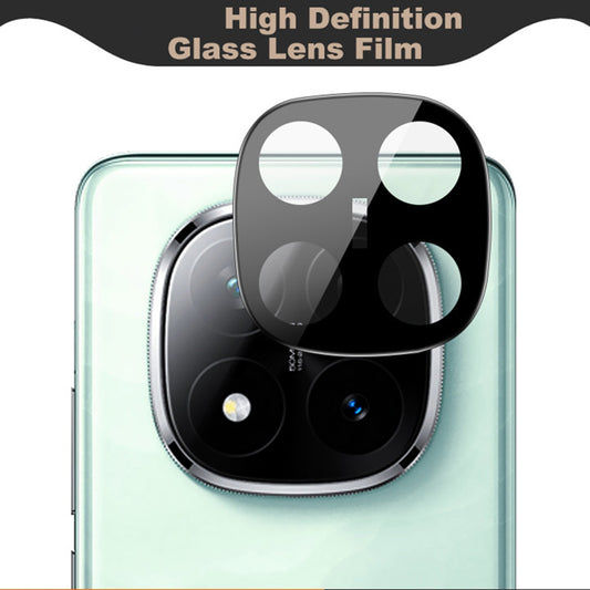 Film de protection pour caméra arrière Techsuit pour Xiaomi Redmi Note 14 Pro+ 5G, Verre trempé, Noir