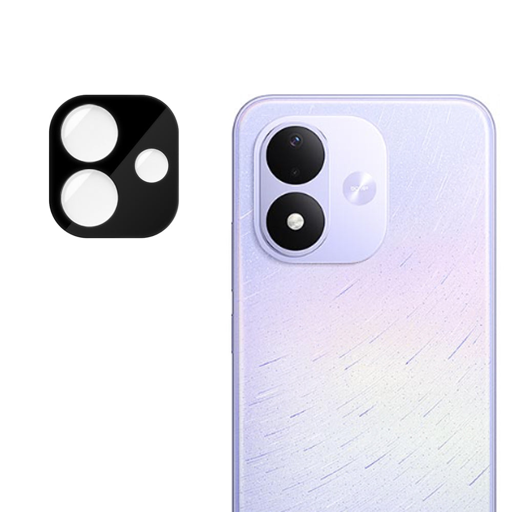 Protection pour caméra arrière Techsuit pour Xiaomi Redmi Note 17 4G / Note 17 5G, verre trempé, noire