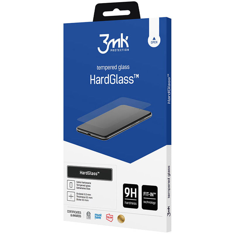 3MK HardGlass Screen Protector for Samsung Galaxy A34 A346, Full Glue, Glass Protected, Full Glue 