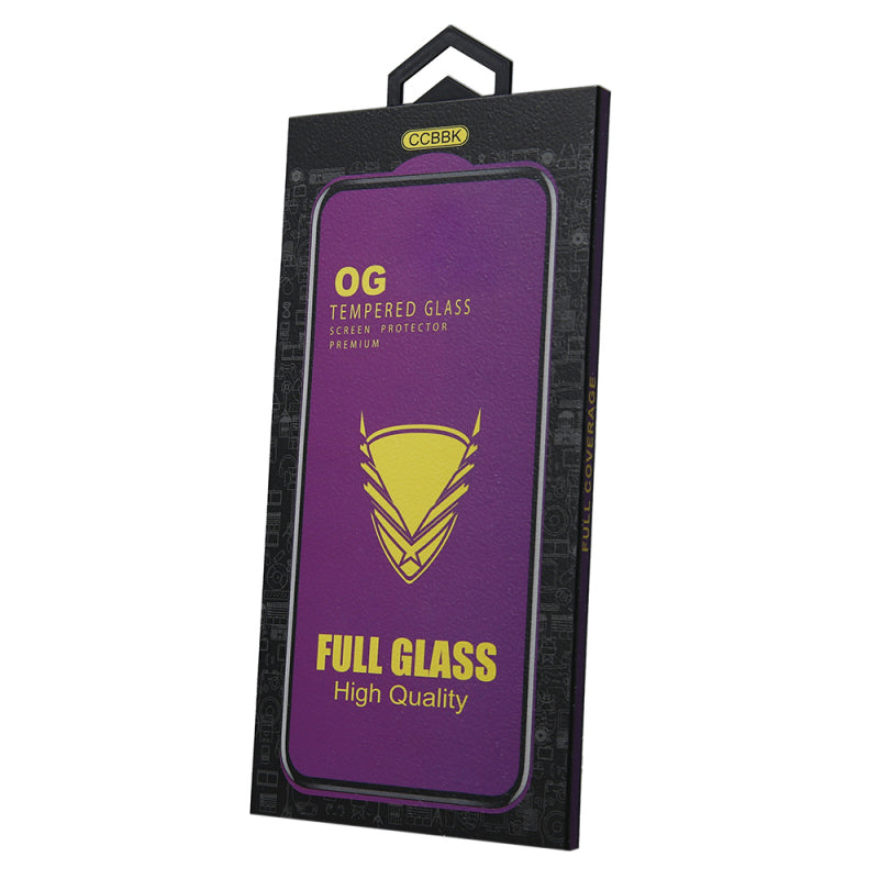 Film de protection d'écran OEM OG Premium pour Apple iPhone 11 / XR, Verre trempé, Collage complet, Noir